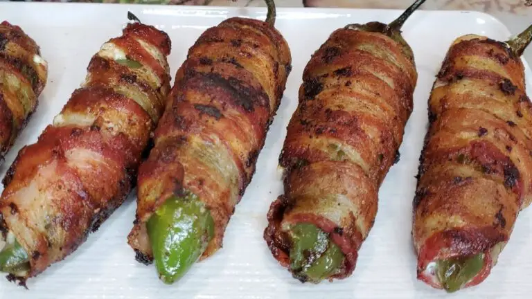 ▷ Chiles jalapeños rellenos de queso envueltos en tocino | Actualizado  abril 2023