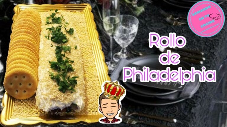 ▷ Rollo de queso philadelphia relleno | Actualizado mayo 2023